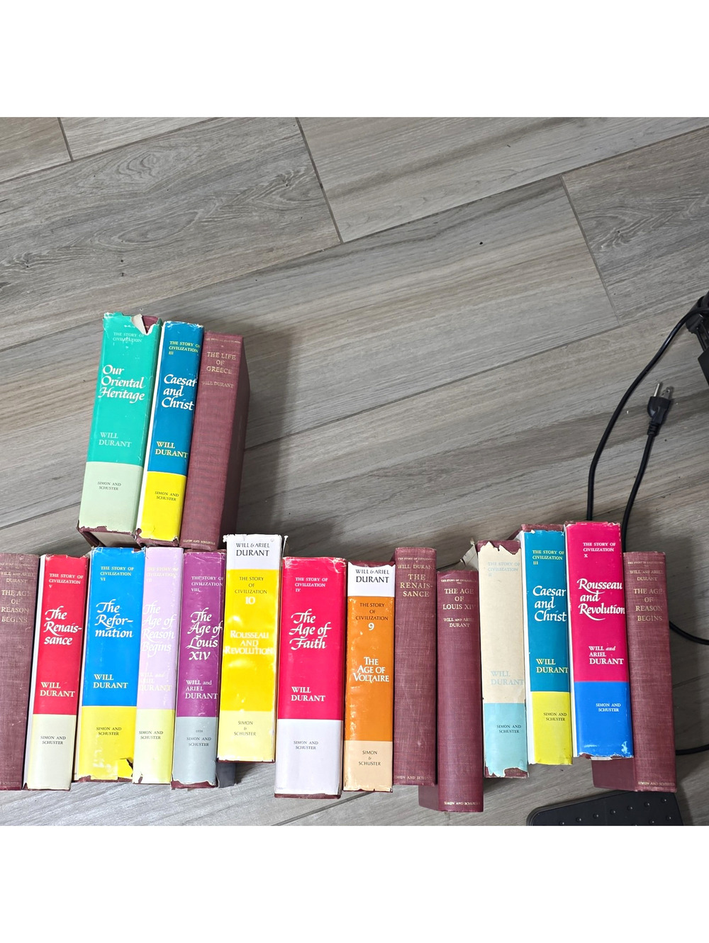 Will & Ariel Durant The Story of Civilization HC Book Series w/ Dust Jacket